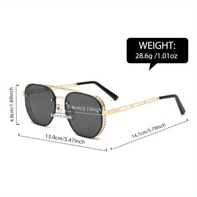ZUPHAR™ Luxe Gold Mirror Sunglasses for Women