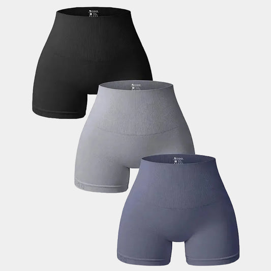 Seamless High-Waist Sculpting Yoga Shorts