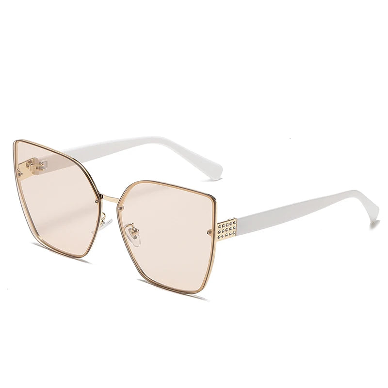 ZUPHAR Cat Eye Sunglasses for Women — Large Frame, Gradient Lens, UV400 Protection
