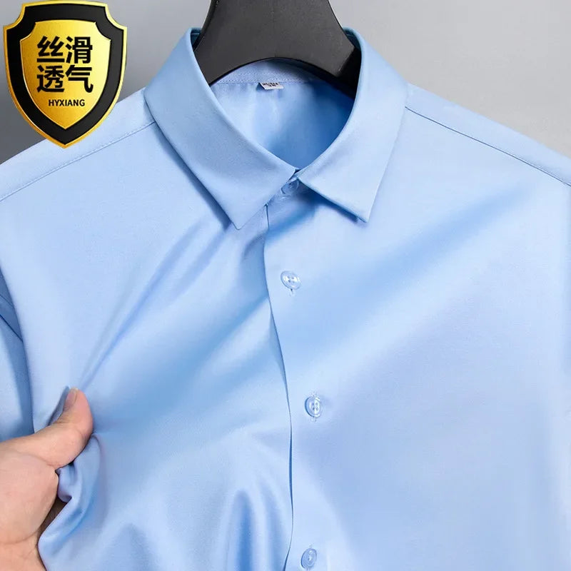 ZUPHAR Men's Wrinkle-Free Smart Casual Shirt