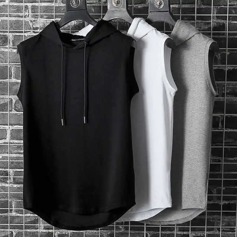 ZUPHAR™ Streetwear Sleeveless Hooded Tank Top