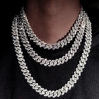 ZUPHAR™ Iced Cuban Rhinestone Chain Necklace