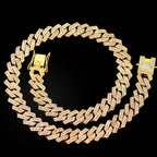 ZUPHAR™ Iced Cuban Rhinestone Chain Necklace