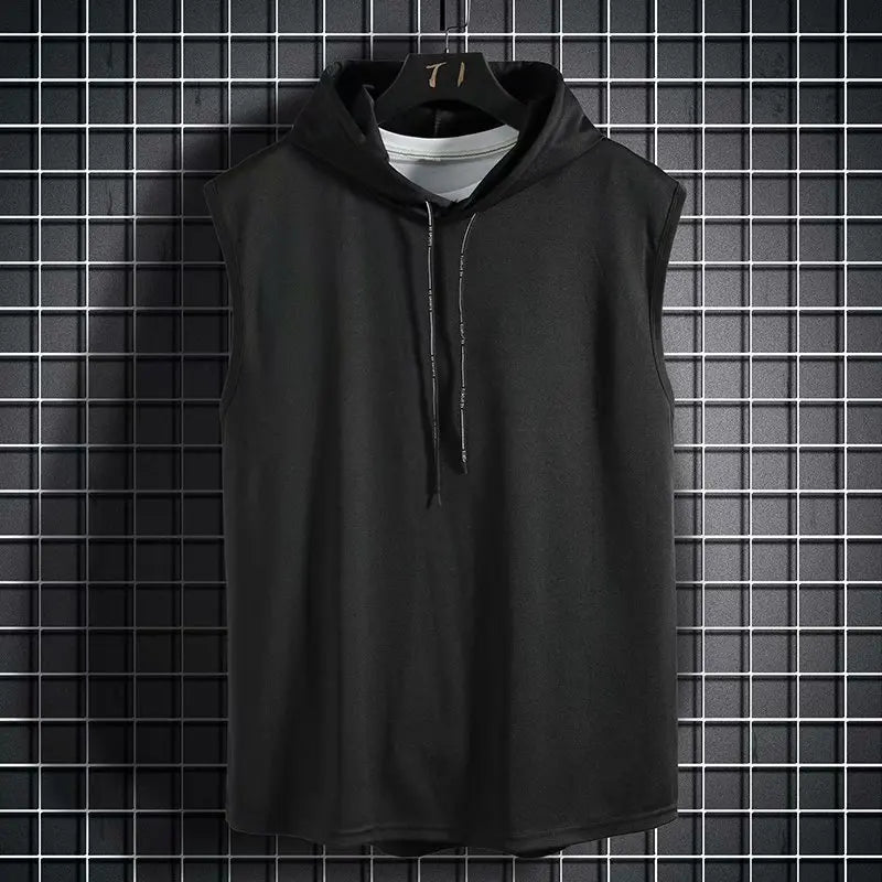 ZUPHAR™ Streetwear Sleeveless Hooded Tank Top