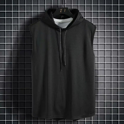 ZUPHAR™ Streetwear Sleeveless Hooded Tank Top
