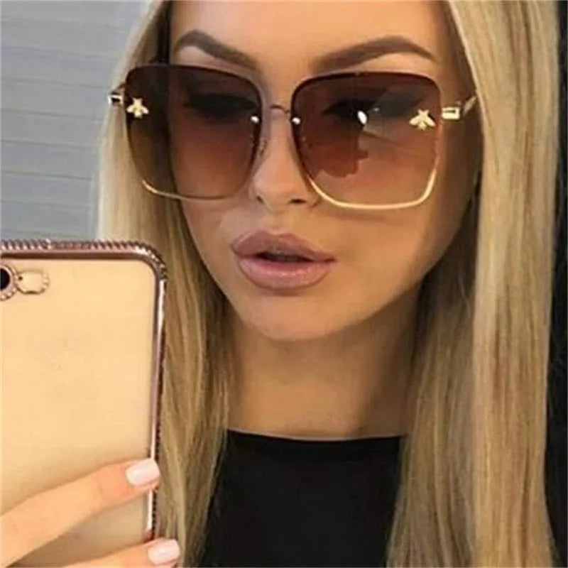 ZUPHAR™ Bee Charm Square Sunglasses