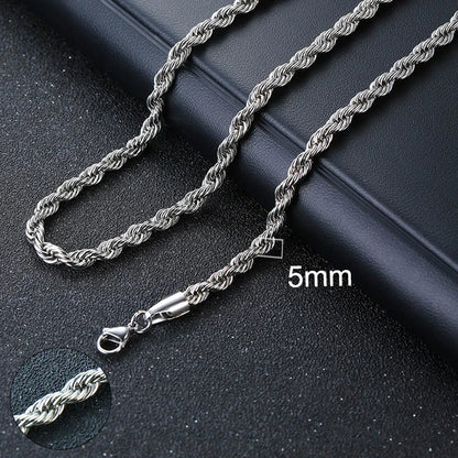 ZUPHAR™ Diamond-Cut Stainless Steel Curb Chain