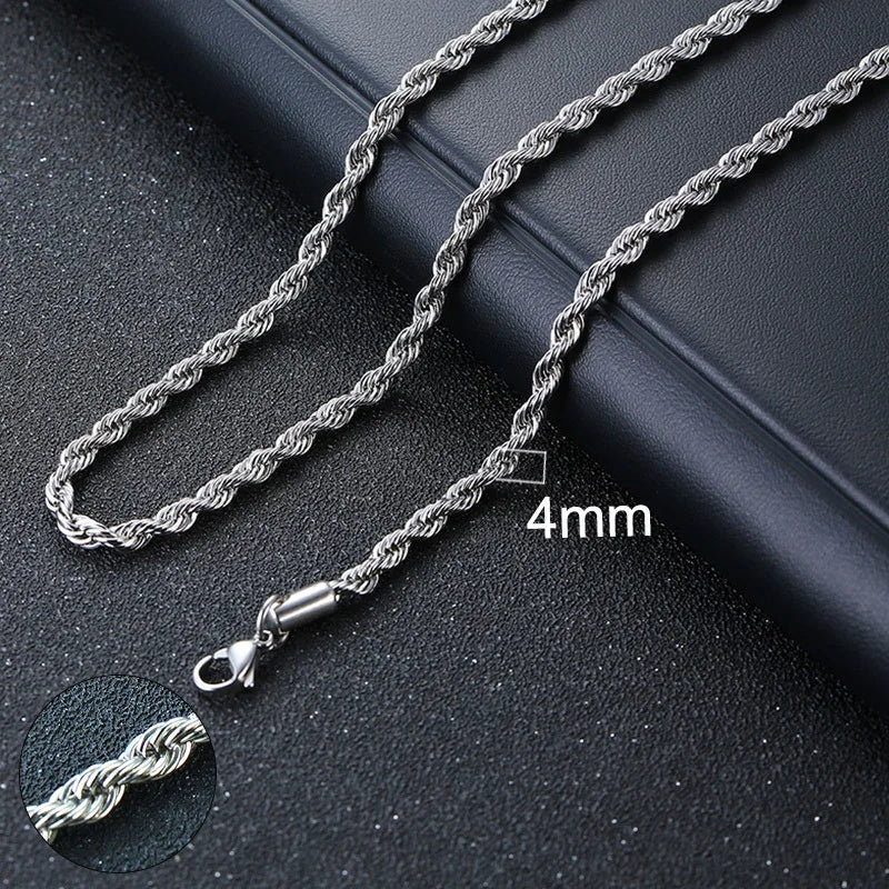 ZUPHAR™ Diamond-Cut Stainless Steel Curb Chain