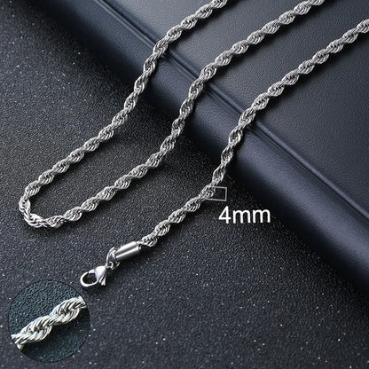 ZUPHAR™ Diamond-Cut Stainless Steel Curb Chain