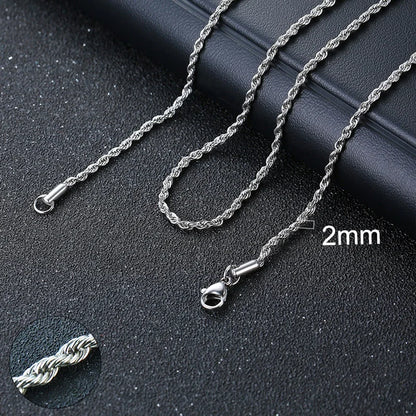 ZUPHAR™ Diamond-Cut Stainless Steel Curb Chain