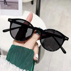 Unisex Round Mirrored Sunglasses