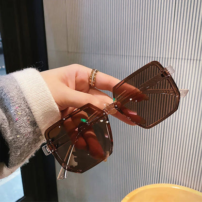 Big Frame Vintage Sunglasses — Retro Square UV400 for Men & Women