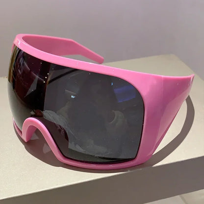 Y2K Oversized Punk Wrap Sunglasses — Women | ZUPHAR