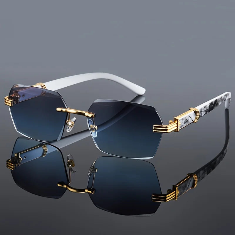 Polarized UV400 Sunglasses — Lightweight Rimless Style | Multiple Colors