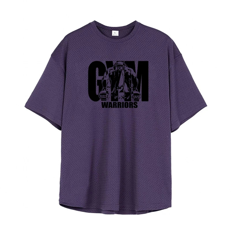 ZUPHAR Men's Oversized Quick-Dry Training T-Shirt