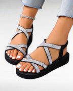 ZUPHAR™ Sparkle Platform Sandals for Women