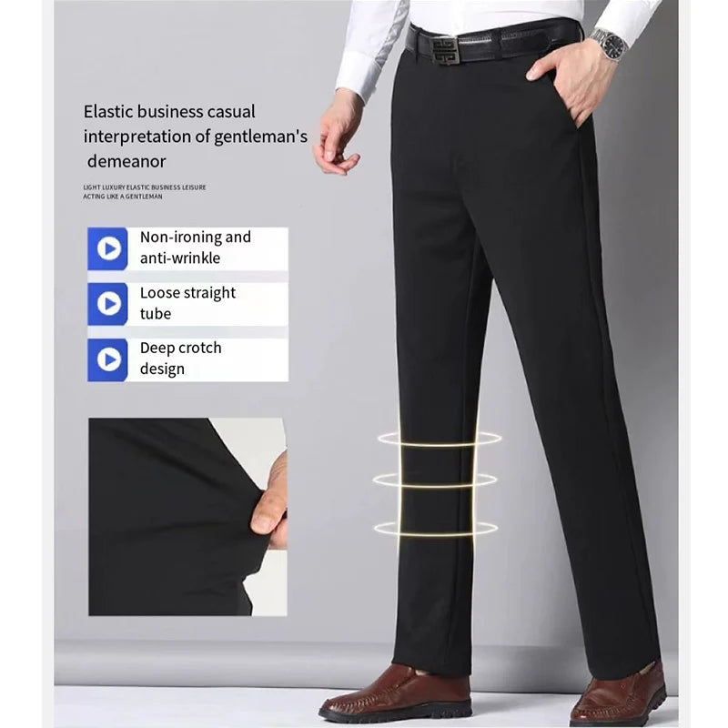 ZUPHAR Smart Casual Summer Suit Pants