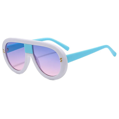 Rivet Oversized Shield Sunglasses — Women & Men | ZUPHAR