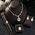 Vintage Teardrop Statement Jewelry Set