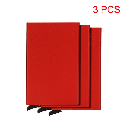 RFID Smart Pop-Up Wallet – Ultra-Slim Metal Card Holder