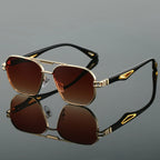 Vintage Double Bridge Square Sunglasses