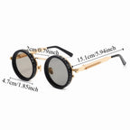 Vintage Steampunk Round Sunglasses