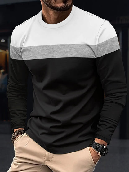 ZUPHAR™ Men's Long Sleeve Casual T-Shirt – Breathable & Comfortable