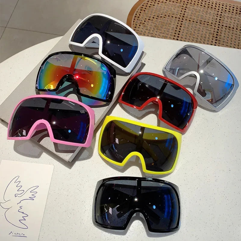 Y2K Oversized Wrap Sunglasses