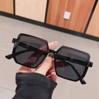 Big Frame Vintage Sunglasses — Retro Square UV400 for Men & Women