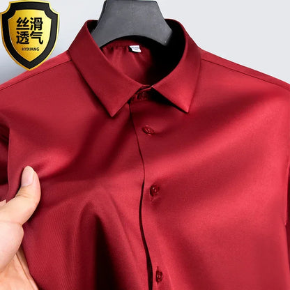 ZUPHAR Men's Wrinkle-Free Smart Casual Shirt