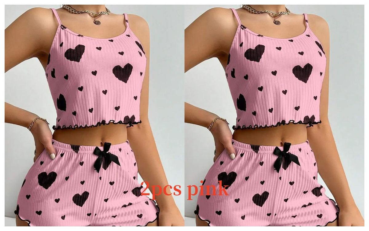 ZUPHAR™ Women’s Summer Pajama Shorts Set
