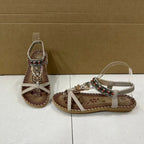 Bohemian Beaded Flat Sandals