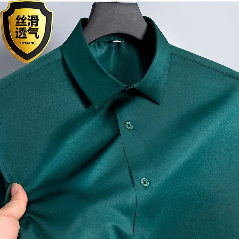 ZUPHAR Men's Wrinkle-Free Smart Casual Shirt