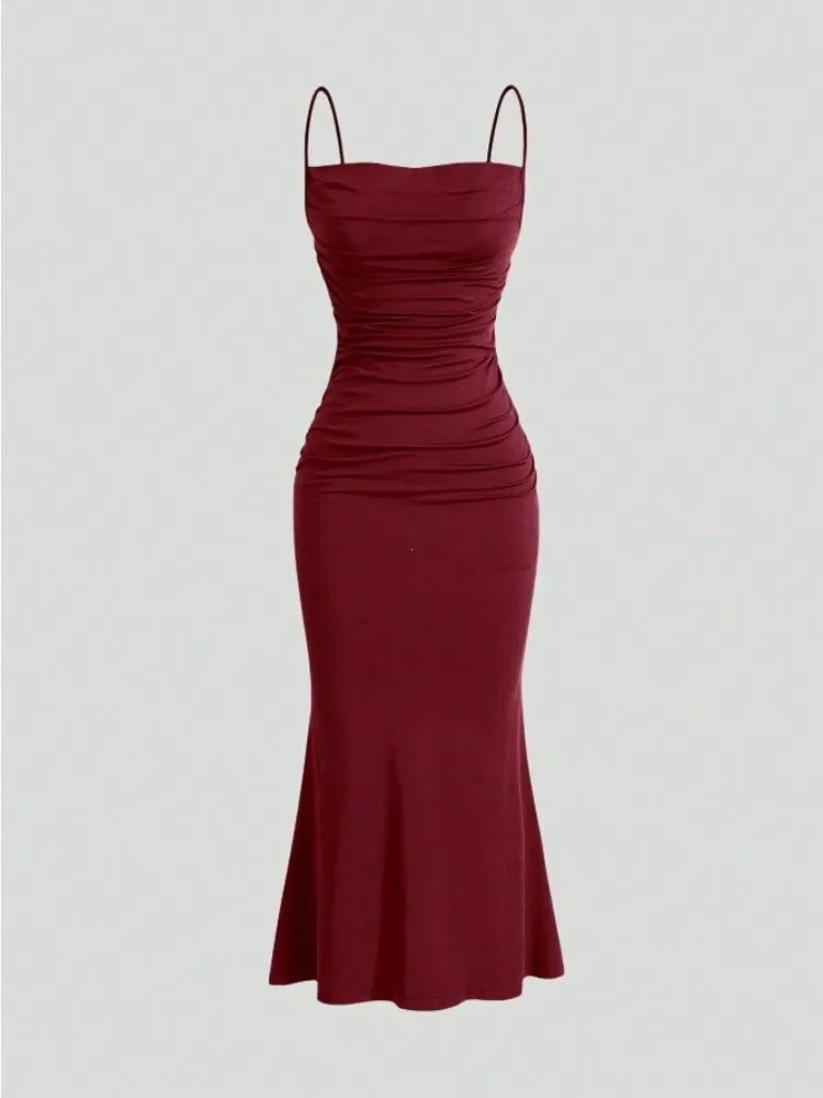 ZUPHAR™ Body-Fit Maxi Dress for Women | Elegant Slim Fit Party Dress