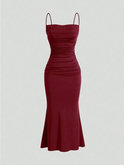 ZUPHAR™ Body-Fit Maxi Dress for Women | Elegant Slim Fit Party Dress