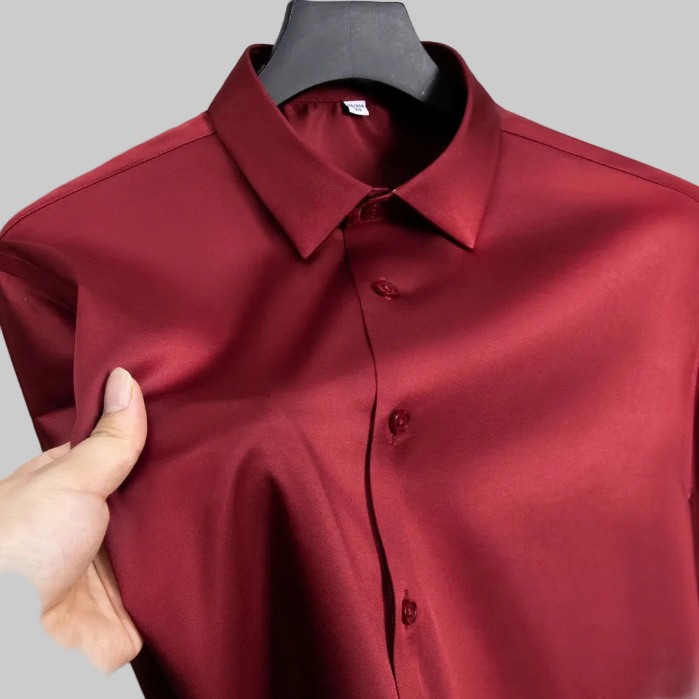 ZUPHAR Men's Wrinkle-Free Smart Casual Shirt