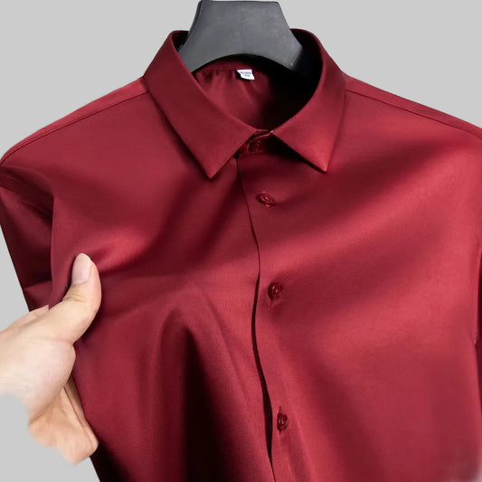ZUPHAR Men's Wrinkle-Free Smart Casual Shirt