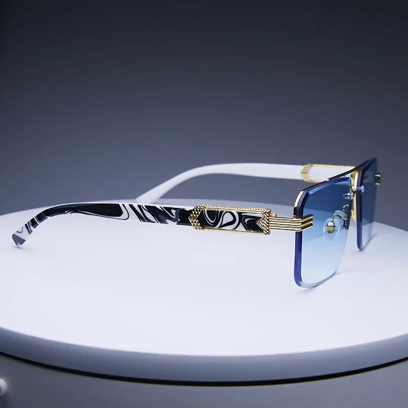Polarized UV400 Sunglasses — Lightweight Rimless Style | Multiple Colors
