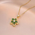 Red Rose Pendant Necklace