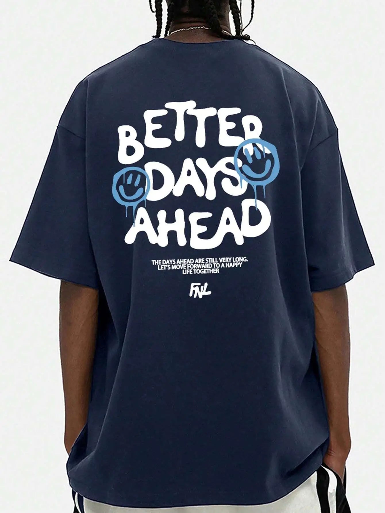ZUPHAR Better Days Ahead Oversized Cotton T-Shirt