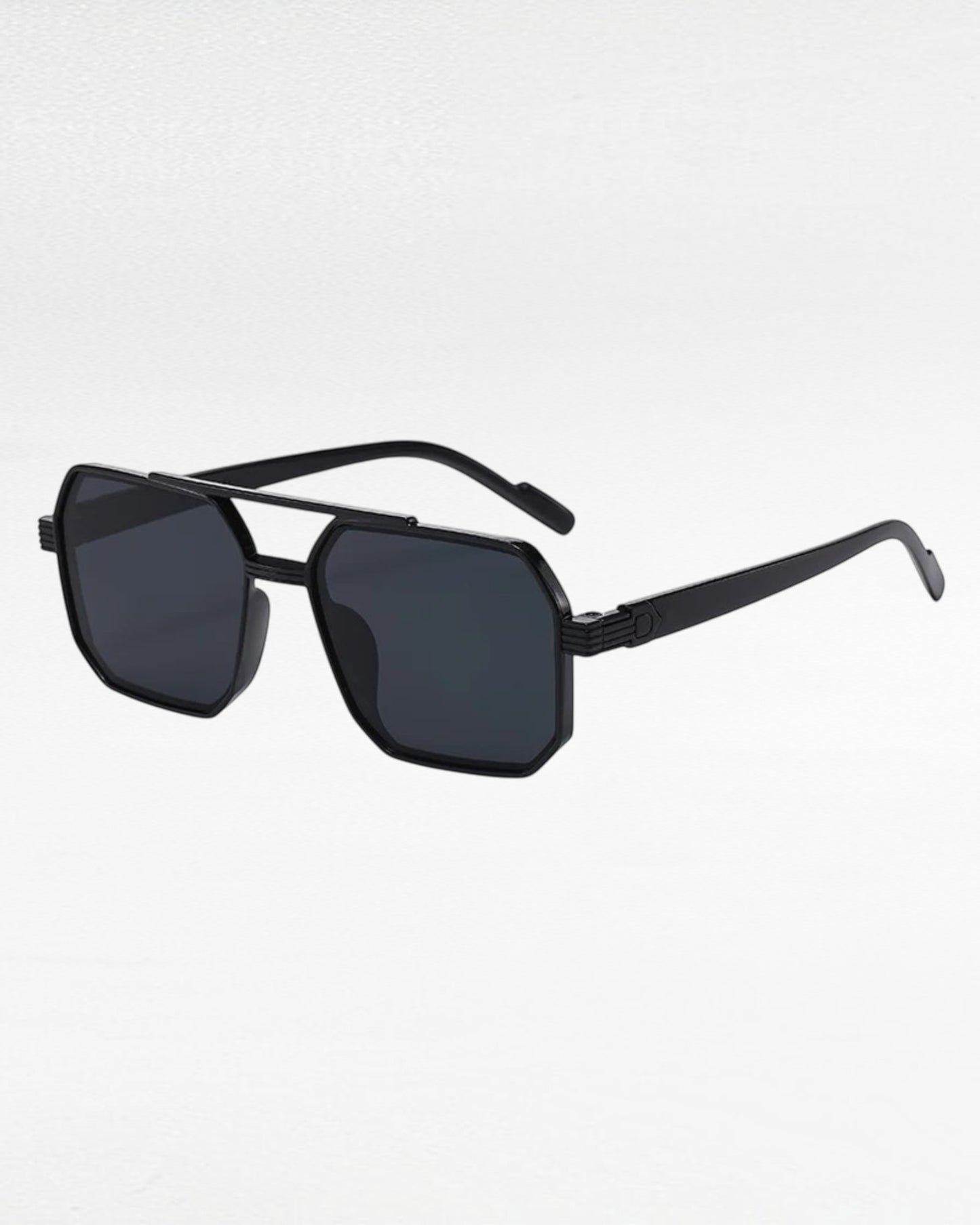 Double Beam Large Frame Sunglasses - Retro Oversized Style | Unisex UV400