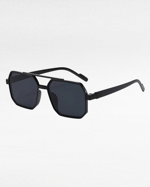 Double Beam Large Frame Sunglasses - Retro Oversized Style | Unisex UV400