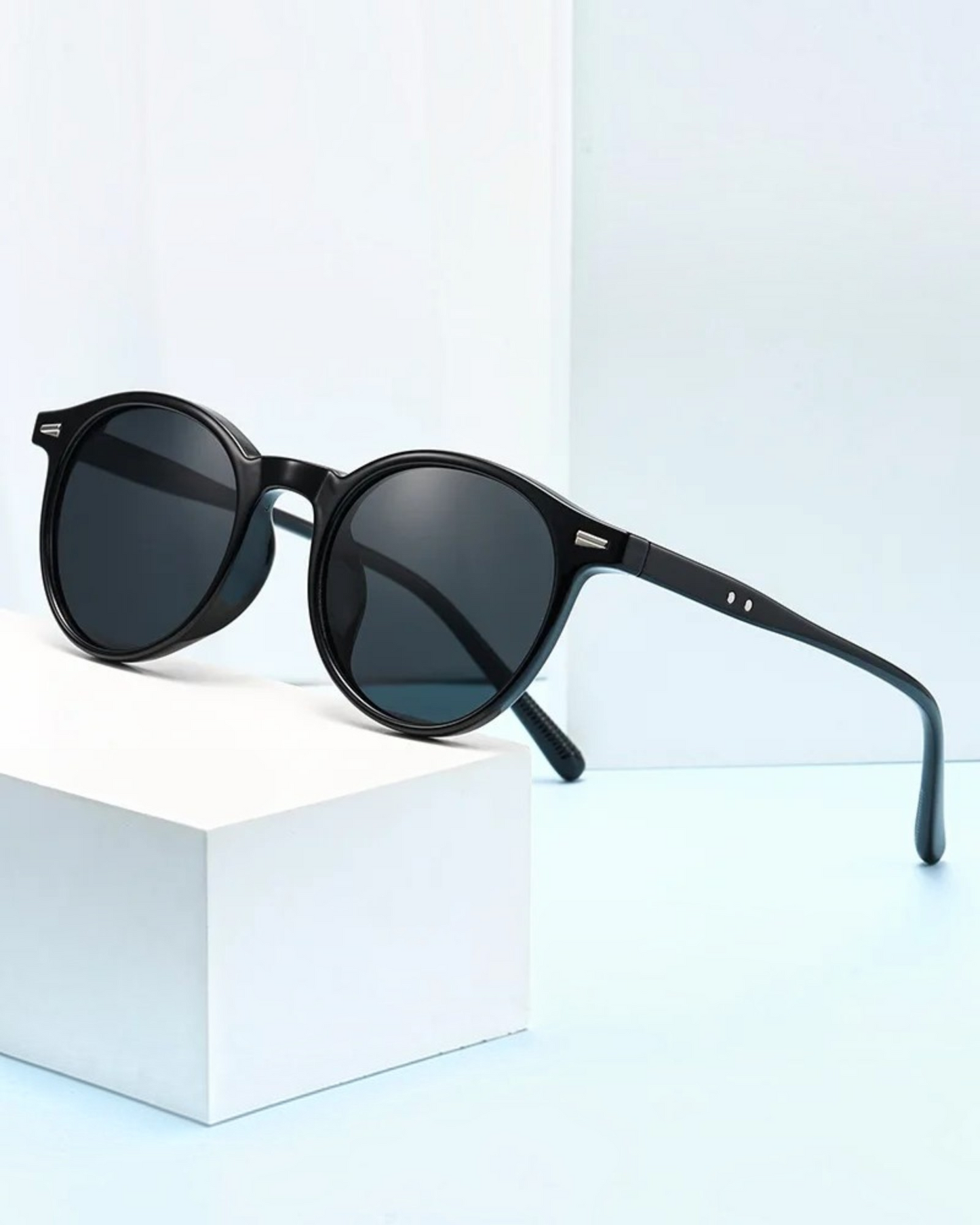 Vintage Round Sunglasses for Women & Men — Mirror Lenses | ZUPHAR