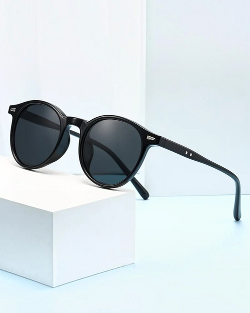 Vintage Round Sunglasses for Women & Men — Mirror Lenses | ZUPHAR
