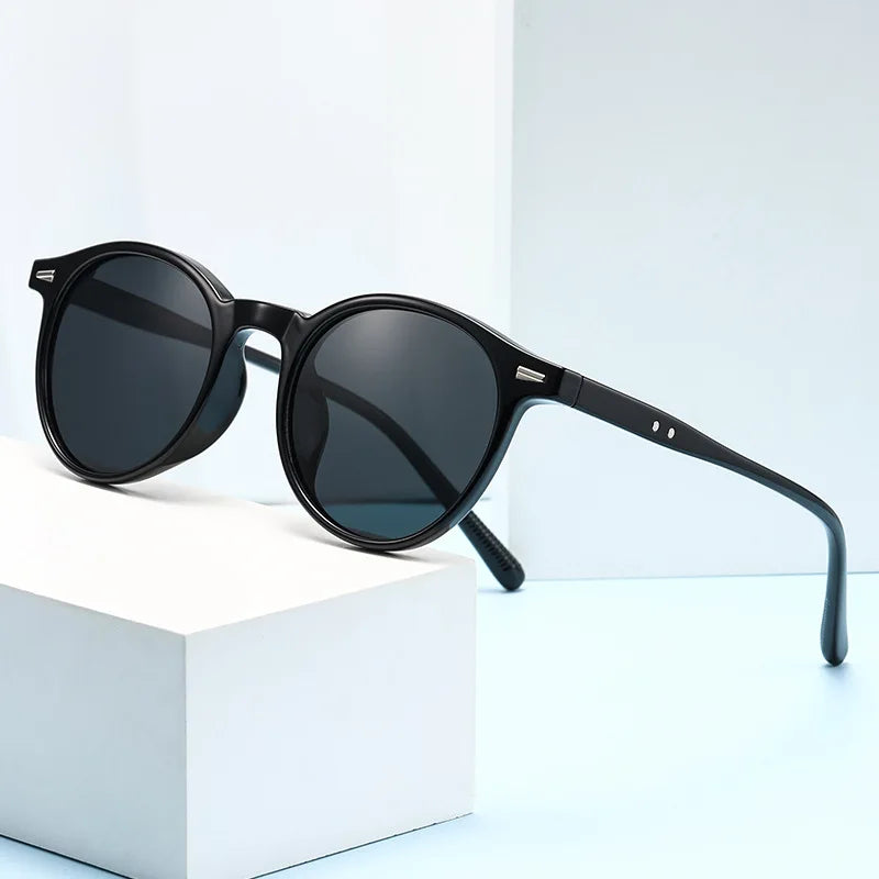 Vintage Round Sunglasses for Women & Men — Mirror Lenses | ZUPHAR