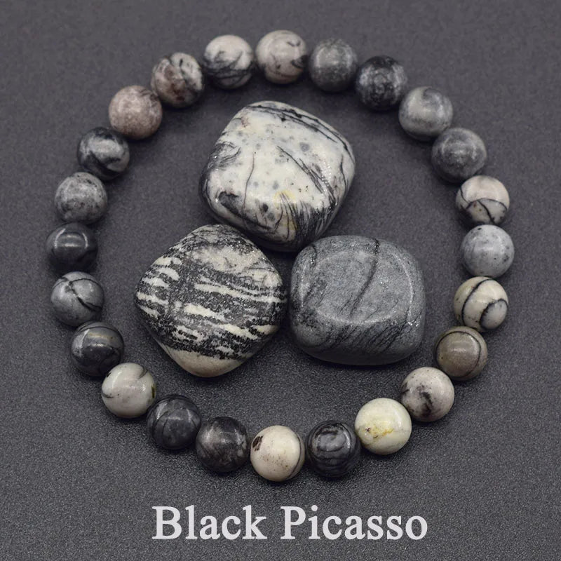 AURA STONE™ Natural Healing Crystal Bracelet – Balance & Protection