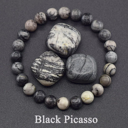 AURA STONE™ Natural Healing Crystal Bracelet – Balance & Protection