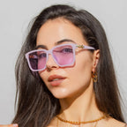 Women's Square Gradient Sunglasses — UV400 Rectangle Shades | ZUPHAR