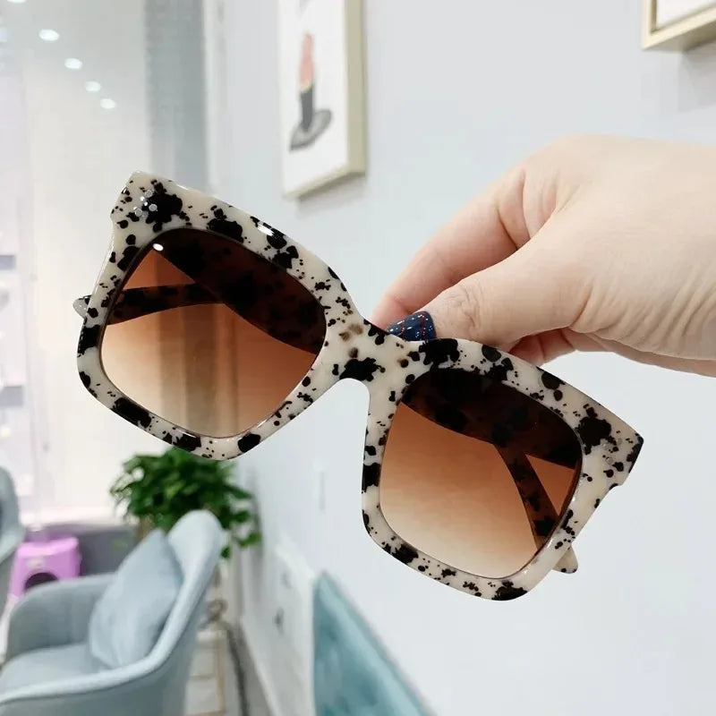 ZUPHAR Retro Square Sunglasses - Big Frame Gradient Lenses | Unisex