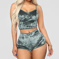 Women’s Velvet Pajama Set